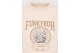 Funky Buddha Γυναικείο Κοντομάνικο T-Shirt Ζαχαρί, Πουρό, Λευκό