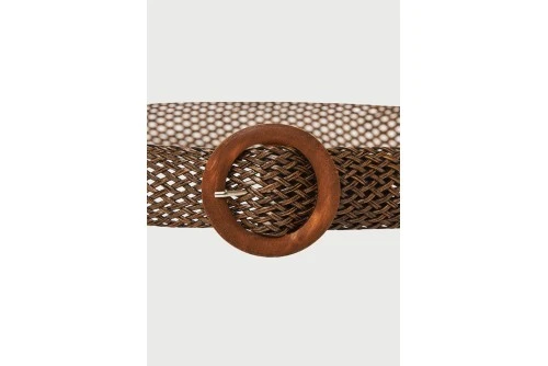 Funky Buddha Ζώνη Casual (FBL013-163-10-BROWN)