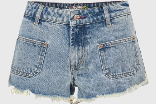Funky Buddha Σορτς Τζιν Γυναικείο (FBL013-166-03-LT-BLUE)