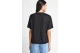 Funky Buddha Γυναικείο Κοντομάνικο T-Shirt Μαύρο