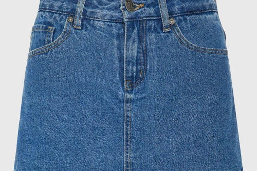 Funky Buddha Σορτς Τζιν Skort Γυναικείο (FBL013-171-03-MD-BLUE)