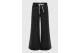 Funky Buddha Wide Leg Γυναικείο Παντελόνι Τζιν Μαύρο