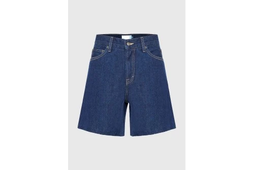 Funky Buddha Mid-Rise Σορτς Τζιν Γυναικείο (FBL013-173-03-DK-BLUE)