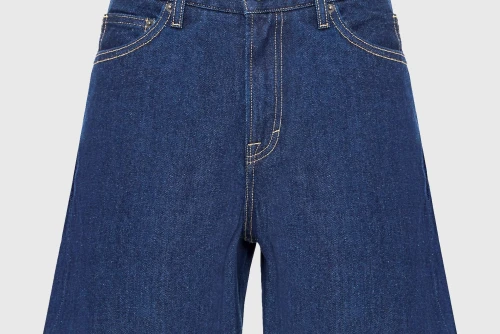 Funky Buddha Mid-Rise Σορτς Τζιν Γυναικείο (FBL013-173-03-DK-BLUE)