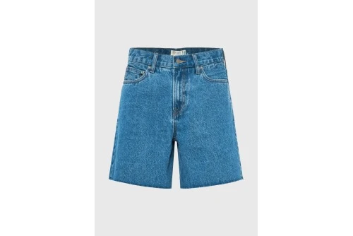 Funky Buddha Mid-Rise Σορτς Τζιν Γυναικείο (FBL013-173-03-MD-BLUE)