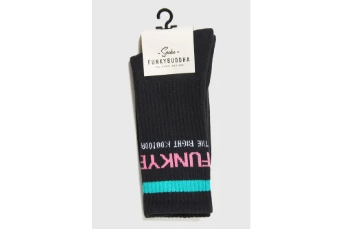 Funky Buddha Κάλτσες Ψηλές 1 Ζευγάρι (FBL013-425-10-POOL-GREEN)