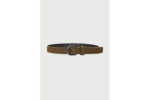 Funky Buddha Eco-Leather Ζώνη Casual (FBL013-436-10-BEIGE)