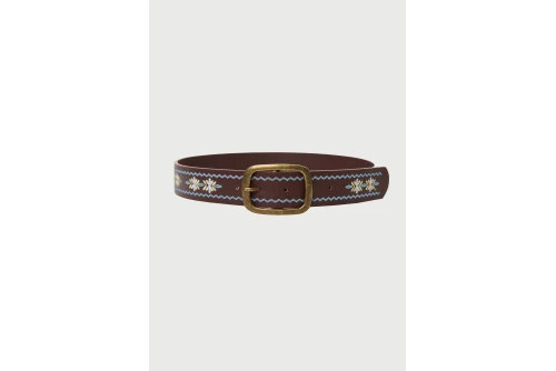 Funky Buddha Eco-Leather Ζώνη Casual (FBL013-445-10-DK-BROWN)