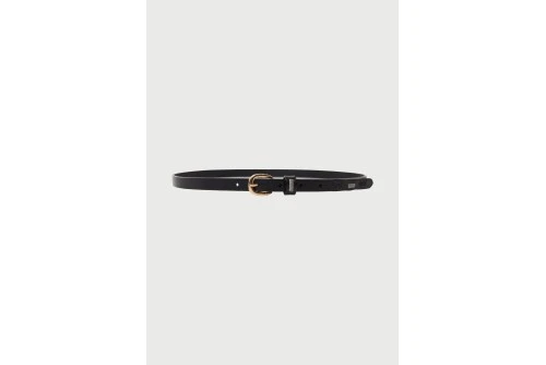 Funky Buddha Leather Ζώνη Casual (FBL013-446-10-BLACK)