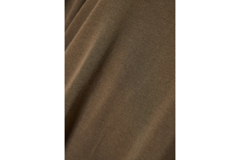 Funky Buddha Γυναικεία Crop Μακρυμάνικη Μπλούζα Χακί