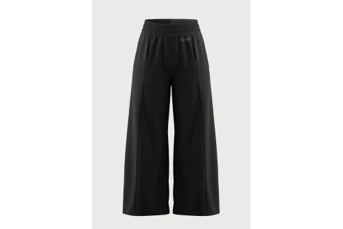 Funky Buddha Modal Straight Fit Παντελόνι Φόρμας Γυναικείο (FBL014-105-02-BLACK)
