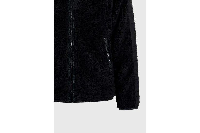 Funky Buddha Relaxed Fit Ζακέτα Fleece Γυναικεία (FBL014-107-06-BLACK)