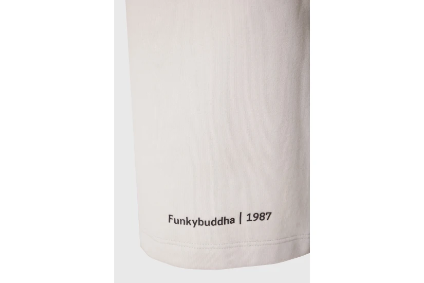 Funky Buddha Ανδρική Βερμούδα Λευκή