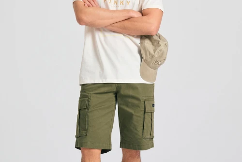 Funky Buddha T-Shirt Ανδρικό (FBM011-097-04-OFF-WHITE)