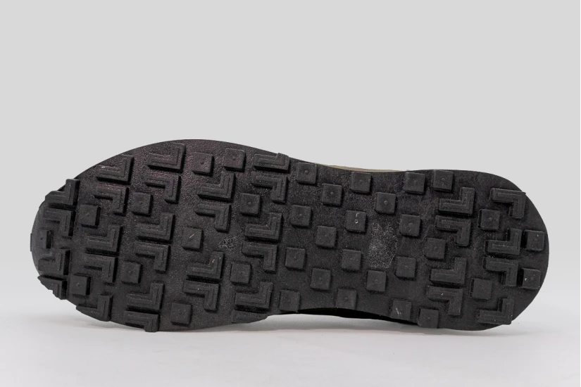 Funky Buddha Ανδρικά Suede Sneakers Λαδί, Λευκά