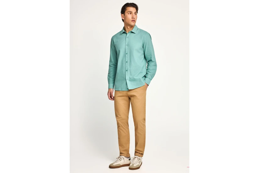 Funky Buddha The Essentials Ανδρικό Παντελόνι Chino Μπεζ