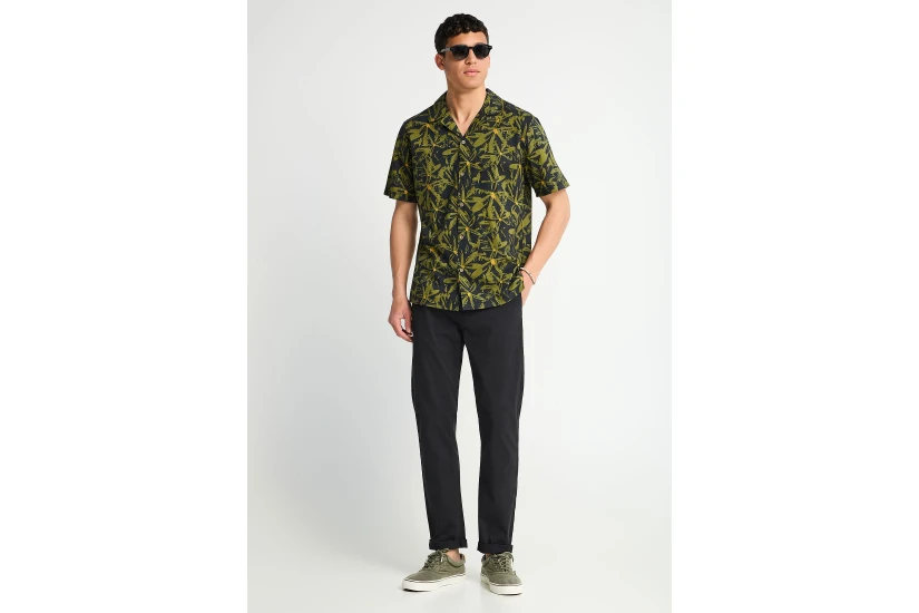 Funky Buddha The Essentials Ανδρικό Παντελόνι Chino Μαύρο