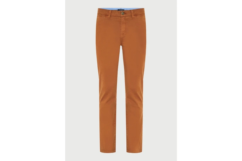 Funky Buddha The Essentials Ανδρικό Παντελόνι Chino Κάμελ