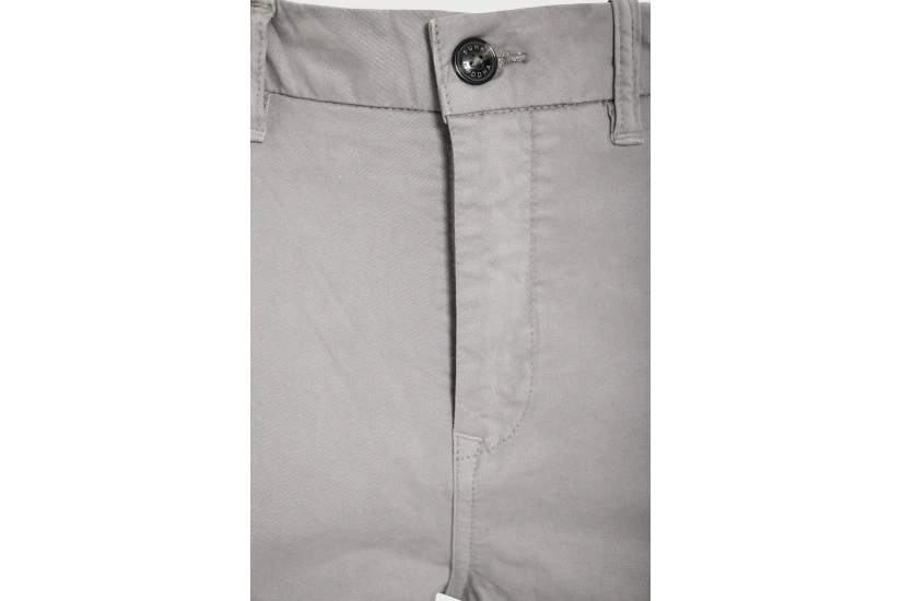 Funky Buddha The Essentials Ανδρικό Παντελόνι Chino Γκρι