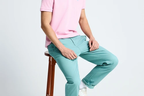 Funky Buddha The Essentials Παντελόνι Chino Ανδρικό (FBM013-001-02-MINERAL-BLUE)