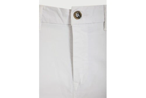 Funky Buddha The Essentials Παντελόνι Chino Ανδρικό (FBM013-001-02-WHITE)