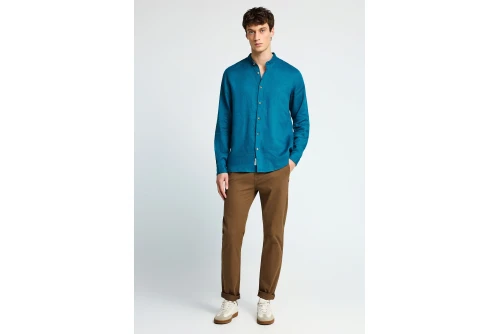 Funky Buddha The Essentials Παντελόνι Chino Ανδρικό (FBM013-001-02-WOOD)