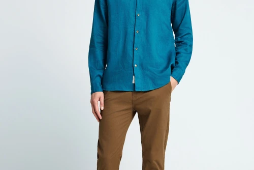 Funky Buddha The Essentials Παντελόνι Chino Ανδρικό (FBM013-001-02-WOOD)