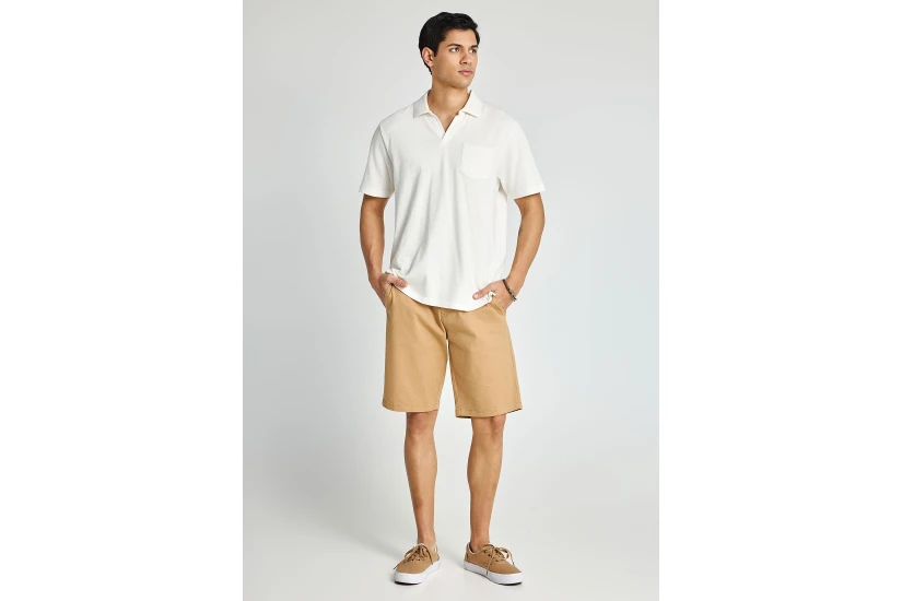 Funky Buddha The Essentials Ανδρική Βερμούδα Chino Μπεζ