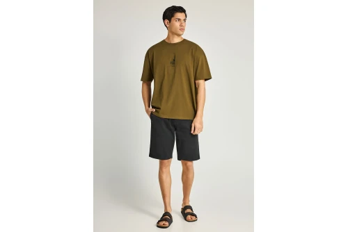 Funky Buddha Βερμούδα Chino Ανδρική (FBM013-001-03-BLACK)