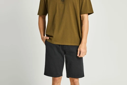 Funky Buddha Βερμούδα Chino Ανδρική (FBM013-001-03-BLACK)