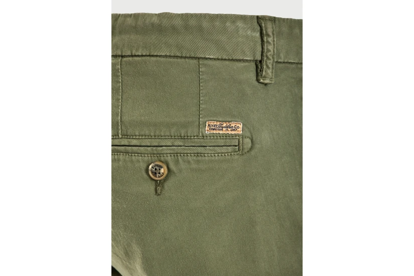 Funky Buddha The Essentials Ανδρική Βερμούδα Chino Χακί