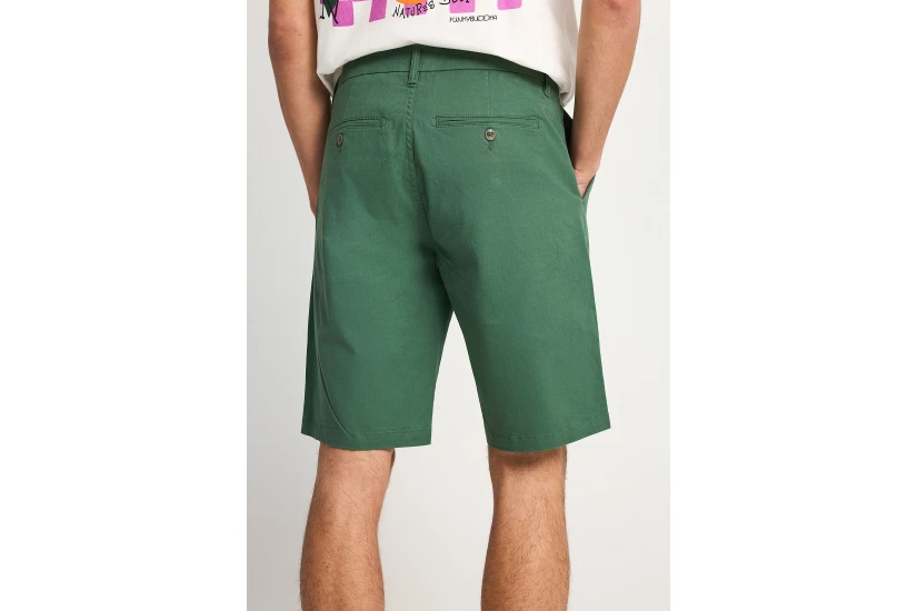 Funky Buddha The Essentials Ανδρική Βερμούδα Chino Πράσινη
