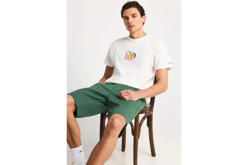 Funky Buddha The Essentials Ανδρική Βερμούδα Chino Πράσινη