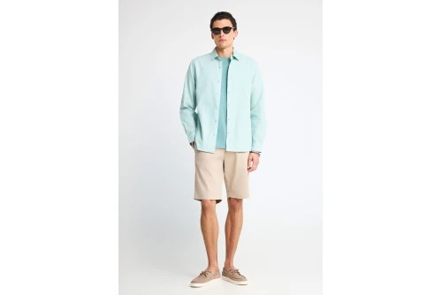 Funky Buddha Βερμούδα Chino Ανδρική (FBM013-001-03-GREIGE)
