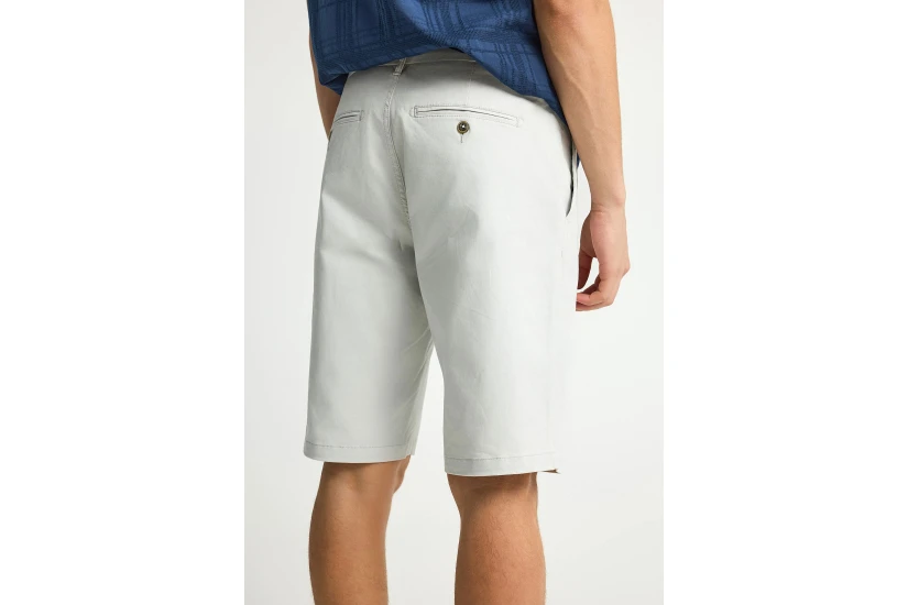 Funky Buddha The Essentials Ανδρική Βερμούδα Chino Γκρι Ανοιχτό
