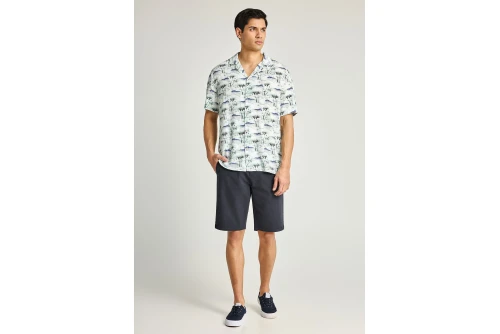 Funky Buddha Βερμούδα Chino Ανδρική (FBM013-001-03-NAVY)