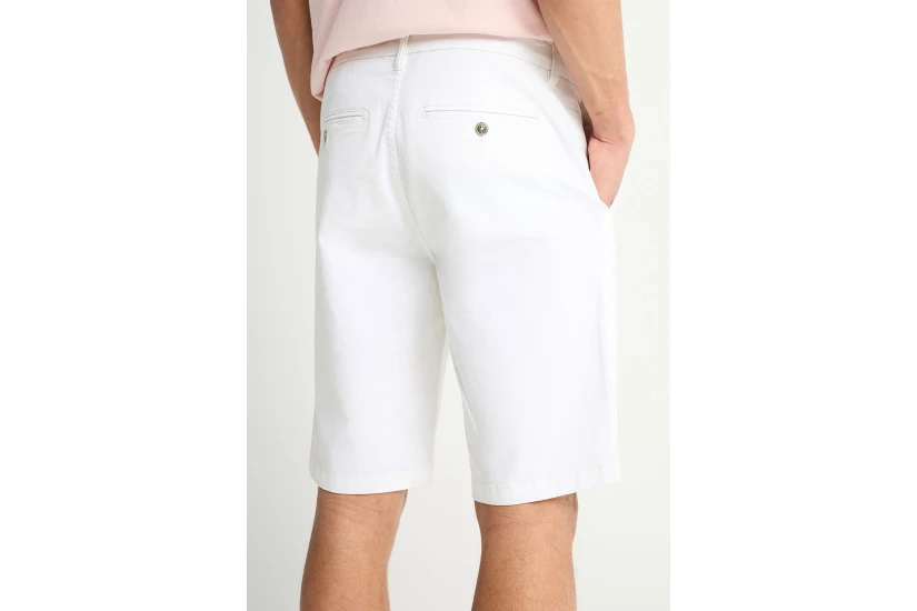 Funky Buddha The Essentials Ανδρική Βερμούδα Chino Λευκή