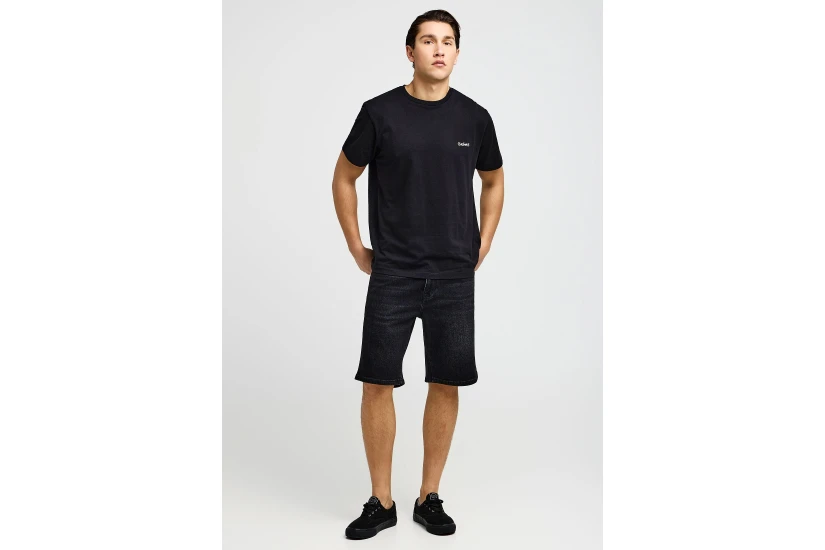 Funky Buddha The Basics Collection Ανδρικό Κοντομάνικο T-Shirt Μαύρο
