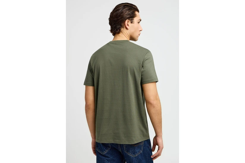 Funky Buddha The Basics Collection Ανδρικό Κοντομάνικο T-Shirt Χακί