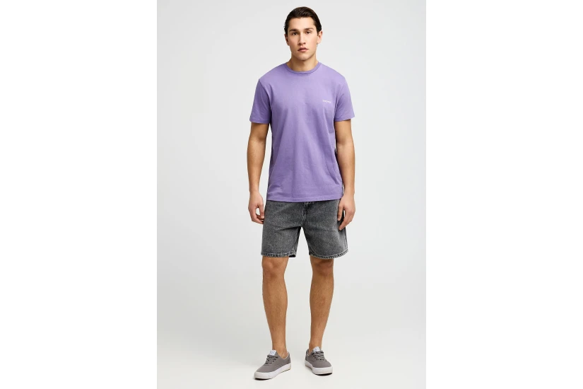Funky Buddha The Basics Collection Ανδρικό Κοντομάνικο T-Shirt Λεβάντα