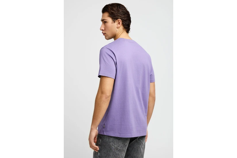 Funky Buddha The Basics Collection Ανδρικό Κοντομάνικο T-Shirt Λεβάντα