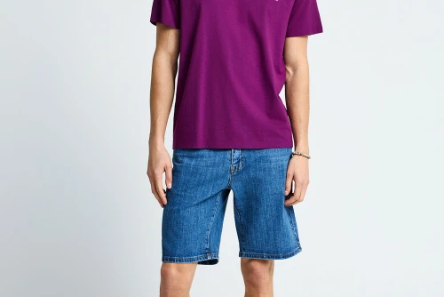 Funky Buddha The Basics Collection T-Shirt Ανδρικό (FBM013-001-04-GRAPE-JUICE)