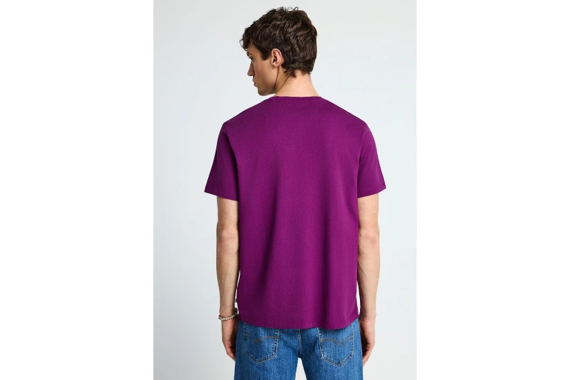 Funky Buddha The Basics Collection Ανδρικό Κοντομάνικο T-Shirt Μωβ