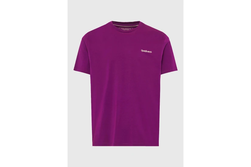 Funky Buddha The Basics Collection Ανδρικό Κοντομάνικο T-Shirt Μωβ
