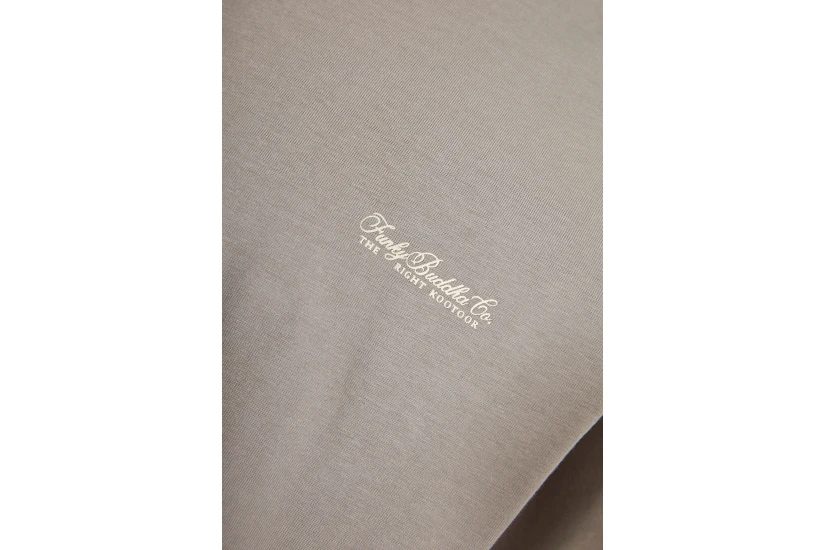 Funky Buddha The Basics Collection Ανδρικό Κοντομάνικο T-Shirt Γκρι