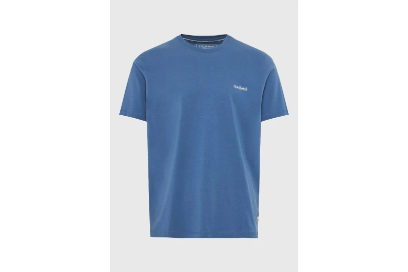 Funky Buddha The Basics Collection Ανδρικό Κοντομάνικο T-Shirt Μπλε Ίντιγκο