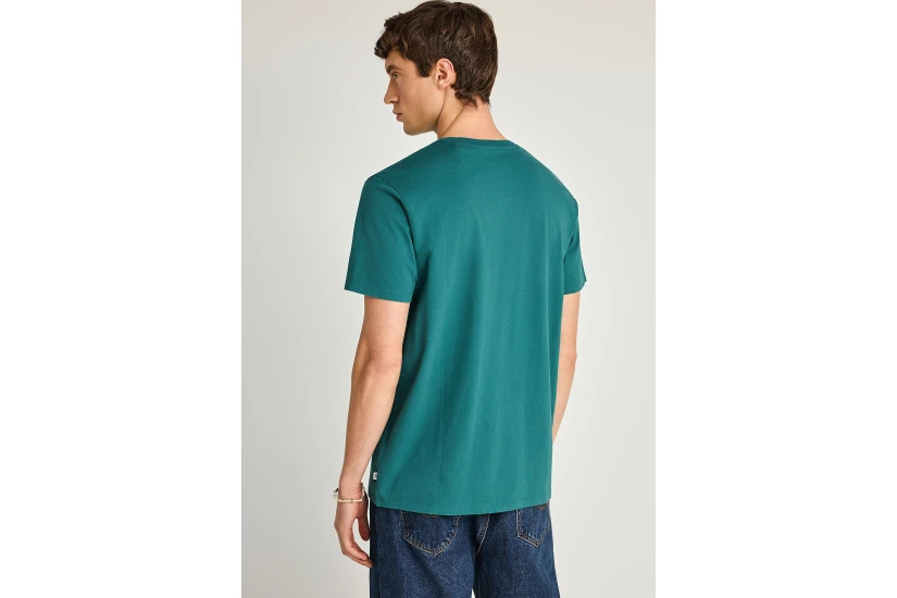 Funky Buddha The Basics Collection Ανδρικό Κοντομάνικο T-Shirt Πετρόλ