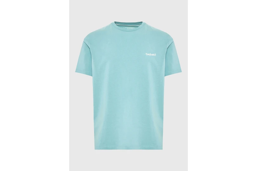 Funky Buddha The Basics Collection Ανδρικό Κοντομάνικο T-Shirt Άκουα