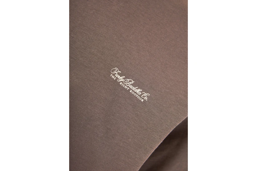 Funky Buddha The Basics Collection Ανδρικό Κοντομάνικο T-Shirt Καφέ