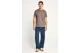 Funky Buddha The Basics Collection Ανδρικό Κοντομάνικο T-Shirt Καφέ
